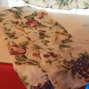 Set of fruit curtains